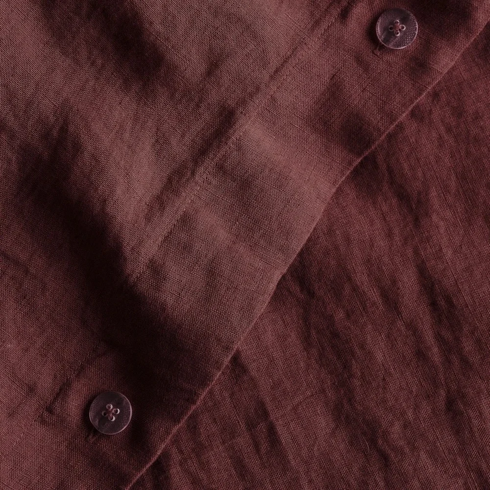 Quince European 100% Linen Duvet Cover only, Full/Queen NEW - Picture 3 of 10